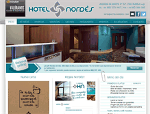 Tablet Screenshot of hotelnordes.com